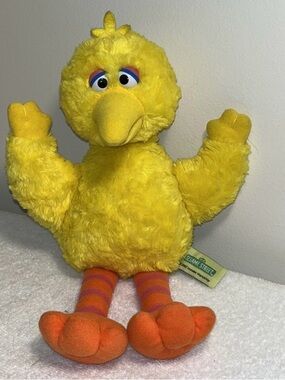 Gund Sesame Street Plush - Big Bird Yellow with Orange and Pink Accents